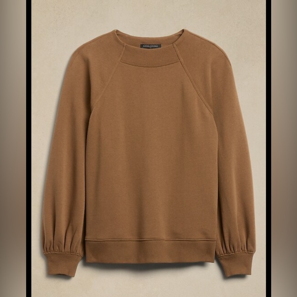 Banana Republic - Fleece Mock Neck Sweater